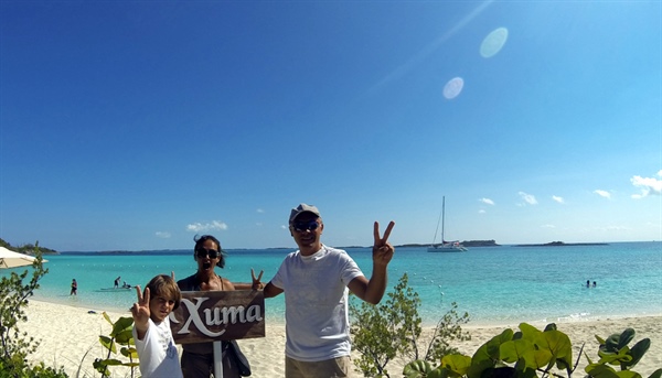 Arrivés au petit matin sur les Bahamas